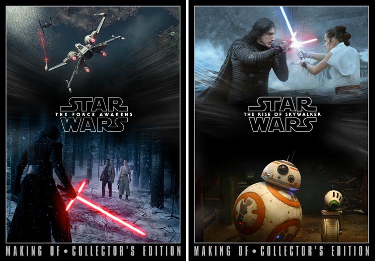 6 DVD Star Wars Force Awakens Rise of Skywalker Galaxy's Edge RARE extras TV promo