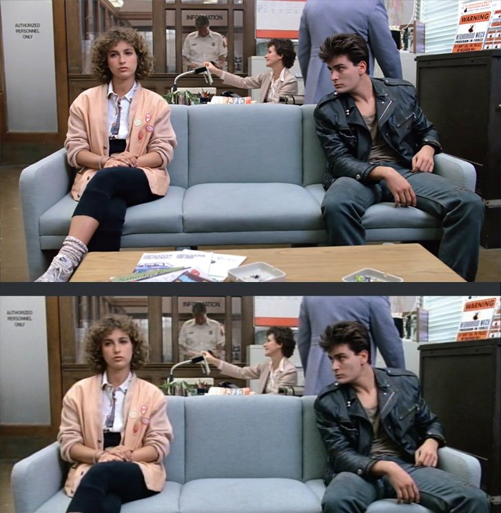 Ferris Bueller's Day Off RARE Open Matte (more image visible!) Blu-ray John Hughes