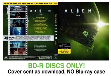 Alien Aliens Alien 3 trilogy 35mm film scans RARE collectible Blu-ray