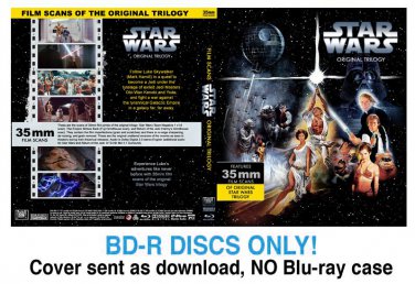 Star Wars trilogy 35mm film scans RARE collectible Blu-ray Empire Strikes Back return Jedi