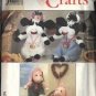 SIMPLICITY 9228 PATTERN CRAFTS BOY & GIRL COW 13", BOY & GIRL PIG 13.5"
