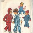 Simplicity 6636 SZ 1/2 Pattern Toddlers' Bell Bottom Overalls, Hooded Jacket Simplicity 6636 SZ 1/2 Pattern Toddlers' Bell Bottom Overalls, Hooded Jacket
