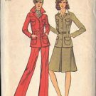 SIMPLICITY 6631 SIZE 8 PATTERN DATED 1974 MISSES' JACKET, SKIRT AND PANTS
