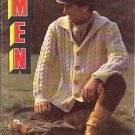 BUCILLA MEN'S KNIT SWEATER PATTERNS VOLUME 21 1978