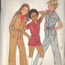 BUTTERICK PATTERN 5511 SIZE 12 GIRLS' JUMPSUIT IN 3 VARIATIONS UNCUT #1