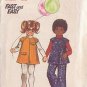 BUTTERICK PATTERN 3411 SIZE 4 TODDLERS' JUMPER AND PANTS