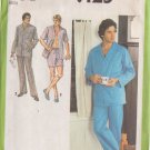 SIMPLICITY PATTERN 9125 SIZE 42-44 MEN'S PAJAMAS IN TWO LENGTHS, 2 VARIATIONS SIMPLICITY PATTERN 9125 SIZE 42-44 MEN'S PAJAMAS IN TWO LENGTHS, 2 VARIATIONS