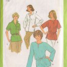 SIMPLICITY PATTERN 9045 SZ 10 MISSES' SHIRTS OR TUNICS & TIE BELT 4 STYLES UNCUT