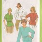 SIMPLICITY PATTERN 9045 SZ 10 MISSES' SHIRTS OR TUNICS & TIE BELT 4 STYLES UNCUT