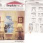 SIMPLICITY PATTERN 8996 CURTIANS AND SWAGS IN 9 VARIATIONS