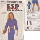 SIMPLICITY PATTERN 8973 SIZES 12-14-16 MISSES' DRESS