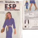 SIMPLICITY PATTERN 8973 SIZE 10 MISSES' DRESS
