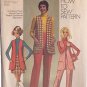 SIMPLICITY PATTERN 8917 SIZE 12 MISSES' VEST, MINI-SKIRT, PANTS