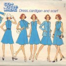 SIMPLICITY PATTERN 6850 SZ 12 dated 1974 MISSES' DRESS, CARDIGAN & SCARF SIMPLICITY PATTERN 6850 SZ 12 dated 1974 MISSES' DRESS, CARDIGAN & SCARF