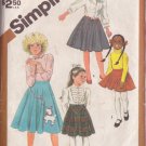 SIMPLICITY PATTERN 6131 SIZES 7-8-10 GIRLS' SKIRTS IN 3 LENGTHS POODLE APPLIQUE. SIMPLICITY PATTERN 6131 SIZES 7-8-10 GIRLS' SKIRTS IN 3 LENGTHS POODLE APPLIQUE.