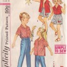 SIMPLICITY PATTERN 3944 CHILD'S SIZE 3 SHIRT, BOXER SHORTS, PANTS TWINS SETS