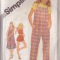 SIMPLICITY PATTERN 9984 SIZE 11/12 DATED 1981 TEEN'S JUMPSUIT, SUNDRESS