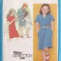 SIMPLICITY 9486 PATTERN DATED 1980 GIRL'S PULLOVER SWEATSHIRT DRESS SZ 7/8/10