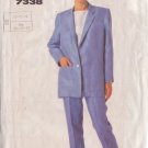 SIMPLICITY 7338 PATTERN SZ 10-14 MISSES’ TROUSERS, PULLOVER TOP, UNLINED JACKET