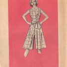PRINTED PATTERN 9129 SIZE 14 MISSES' ONE PIECE CULOTTE DRESS