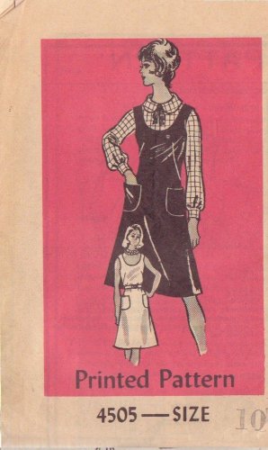 PRINTED PATTERN 4505 SIZE 10 MISSIES&acirc;�� ONE-PIECE JUMPER