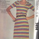 McCall’s Pattern 7414 dated 1981, dress sizes petite, small & medium UNCUT