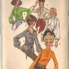 BUTTERICK PATTERN 5871 SIZES 12 MISSES' BLOUSES IN FIVE VARATIONS UNCUT