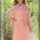 BUTTERICK PATTERN 5856 SIZES 8-10-12 MISSES' ONE-PIECE DRESS, JACKET UNCUT