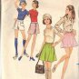 BUTTERICK PATTERN 5748 SIZE 25 1/2" WAIST MISSES' MINI SKIRT OR PANTSKIRT