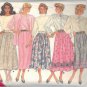 BUTTERICK PATTERN 5736 SIZES 8-10-12 MISSES' SKIRT IN 5 VARIATIONS