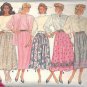 BUTTERICK PATTERN 5736 SIZES 8-10-12 MISSES' SKIRT IN 5 VARIATIONS
