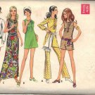 BUTTERICK PATTERN 5707 JR PETITE MINI OR MAXI DRESS, PANTDRESS, PANTS SIZE 7JP