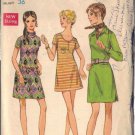 BUTTERICK PATTERN 5697, MISSES' ONE-PIECE MINI DRESS SIZE 14