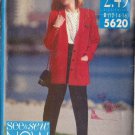 BUTTERICK PATTERN 5620 SIZES 12-14-16 MISSES' JACKET, TOP, PANTS UNCUT