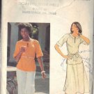 BUTTERICK PATTERN 5478 SZ 12 MISSES' TOP, SKIRT, PANTS AND BELT