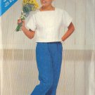 BUTTERICK PATTERN 5477 MISSES' TOP AND PANTS SIZE 8