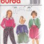 BURDA PRINTED PATTERN 4760 GIRL'S JACKET, SKIRT, PANTS SIZES 4/6/8/10 UNCUT
