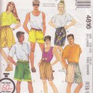 McCALL'S PATTERN 4816 SIZE XL 22-24 UNISEX SHORTS IN 2 LENGTHS