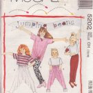 McCALL'S PATTERN 5202 SIZES 7/8/10 GIRLS' TOP IN 3 LENGTHS, PANTS LEGGINGS UNCUT McCALL'S PATTERN 5202 SIZES 7/8/10 GIRLS' TOP IN 3 LENGTHS, PANTS LEGGINGS UNCUT