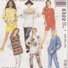 McCALL'S PATTERN 6322 SIZES S/M/L MISSES' TOPS, PANT IN 2 LENGTHS, SHORTS McCALL'S PATTERN 6322 SIZES S/M/L MISSES' TOPS, PANT IN 2 LENGTHS, SHORTS