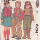 McCALL'S PTRN 6234 SZ 6 UNISEX CHILD'S VEST, TOP, PANTS, HAT, GIRLS' SKIRT UNCUT McCALL'S PTRN 6234 SZ 6 UNISEX CHILD'S VEST, TOP, PANTS, HAT, GIRLS' SKIRT UNCUT