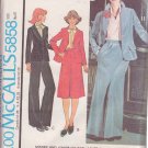 McCALL'S PATTERN 5858 SIZE 14 MISSES' JACKET, SKIRT AND PANTS McCALL'S PATTERN 5858 SIZE 14 MISSES' JACKET, SKIRT AND PANTS