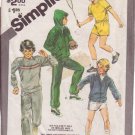 SIMPLICITY PATTERN 5473 SZS 8/10/12 BOYS' JACKET WITH HOOD, TOPS, PANTS, SHORTS