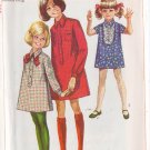 SIMPLICITY VINTAGE PATTERN 7835 SZ 10 GIRL’S SHIRT DRESS 3 VARIATIONS UNCUT