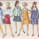 SIMPLICITY PATTERN 8041 SZ 10 MISSES' JCKT, SLEEVELESS JCKT, SKIRT, BLOUSE UNCUT