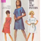 SIMPLICITY PATTERN 8012 SIZE 8 MISSES' DRESS IN 2 VARIATIONS UNCUT