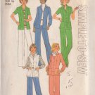 SIMPLICITY PATTERN 8032 SIZE 16 MISSES' SHIRT-JACKET, PANTS