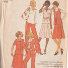 SIMPLICITY PATTERN 8018 SIZE 12 MISSES' SKIRT, PANTS, TOP, JACKET