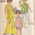 SIMPLICITY VINTAGE PATTERN 8170 SIZE 4 CHILD'S SHORTS AND TOP SIMPLICITY VINTAGE PATTERN 8170 SIZE 4 CHILD'S SHORTS AND TOP