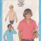 SIMPLICITY VINTAGE PATTERN 8361 SZ 12 CHILD'S PULLOVER TOP IN 2 VARIATIONS UNCUT